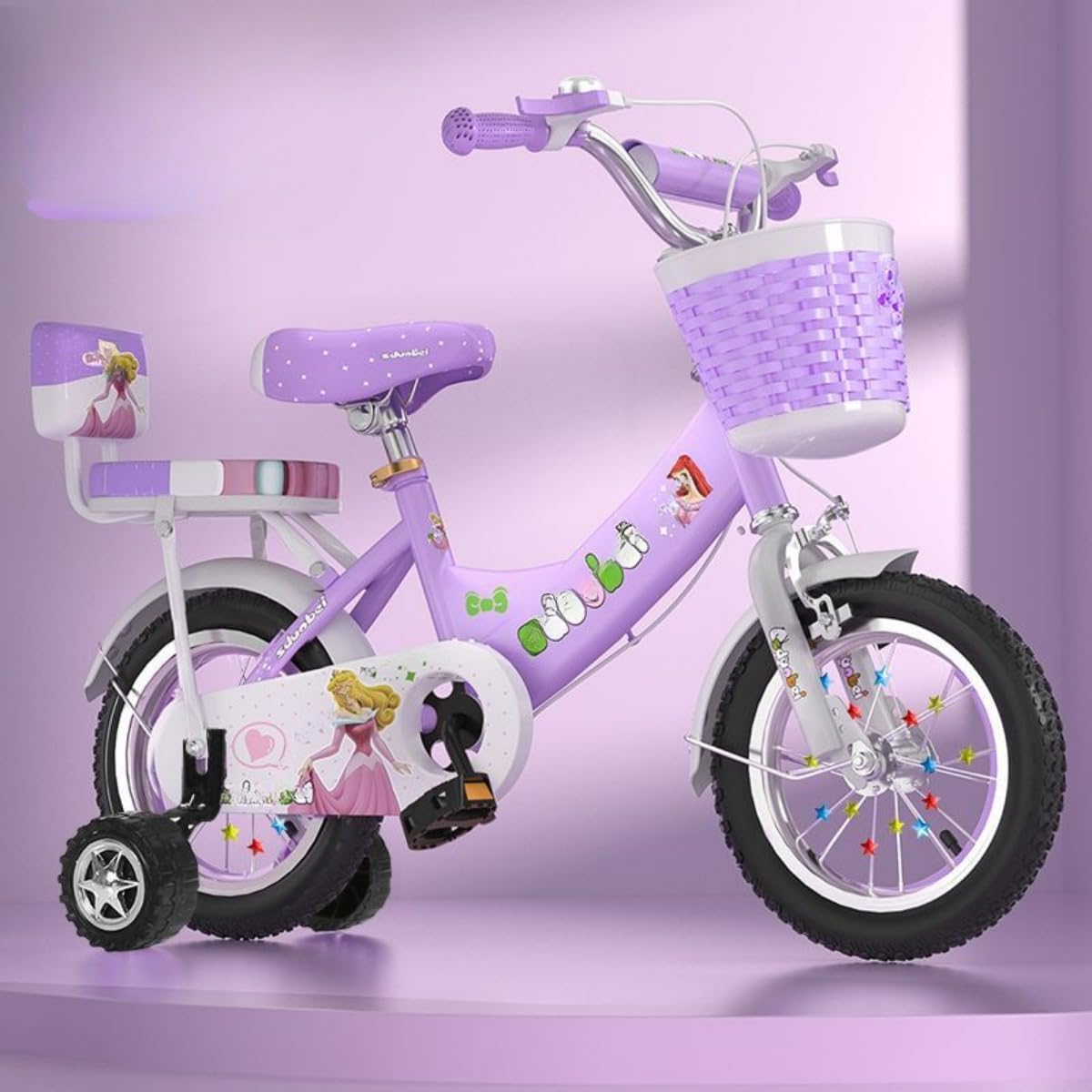 キッズバイク炭素鋼フレーム子供用自転車リトルプリンセス